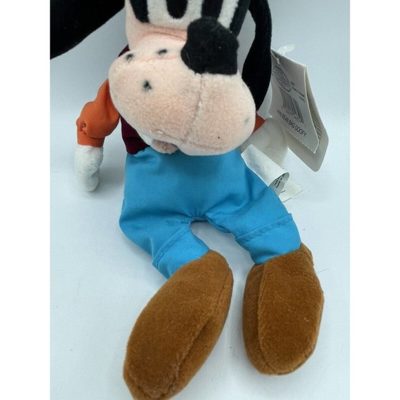 Goofy Plush Stuffed Animal Dog 8" Mini Bean Bag Beanie Doll VIntage Disney Store - Picture 3 of 8